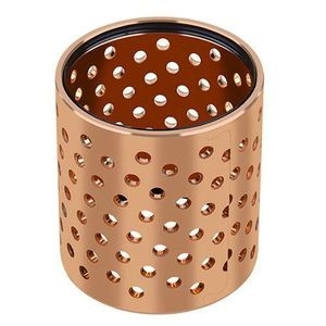 購入 グリース オイル穴包まれた青銅色軸受けCuSn8 DIN 17662 FB092重負荷 オンライン製造